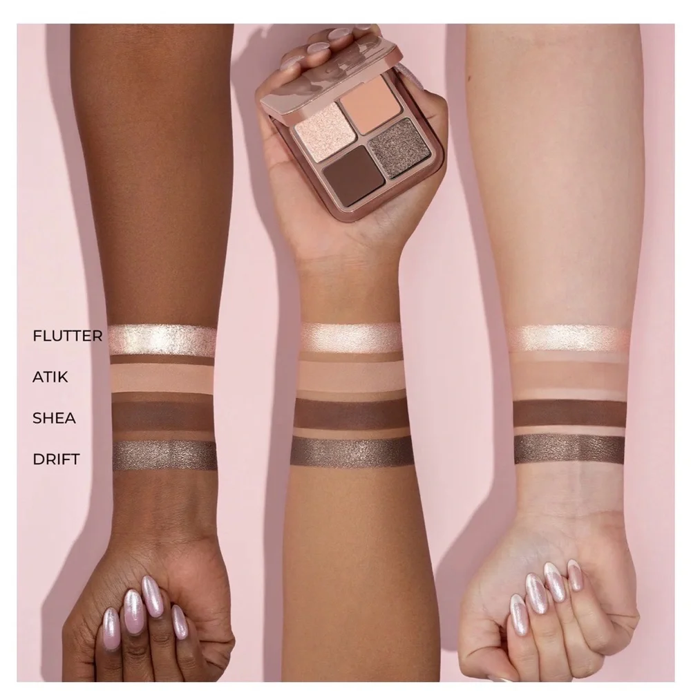 Natasha Denona LUXE GLAM COMPACT 4-Color Eyeshadow Palette - Nude